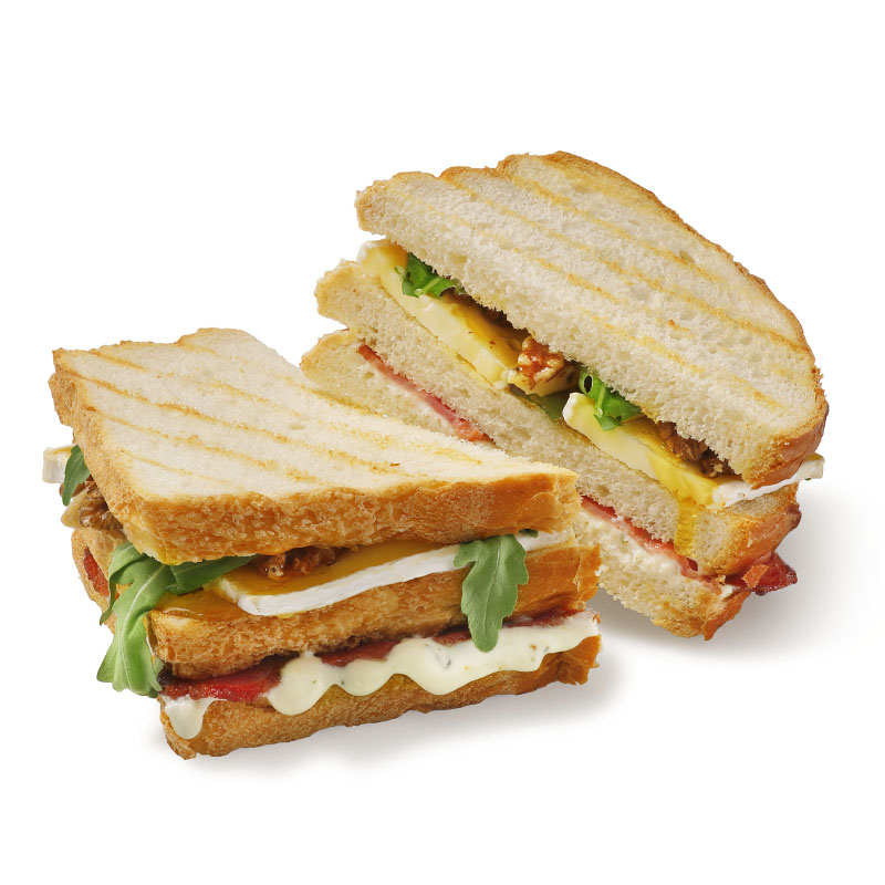 Dubbeldikke tosti bacon-brie