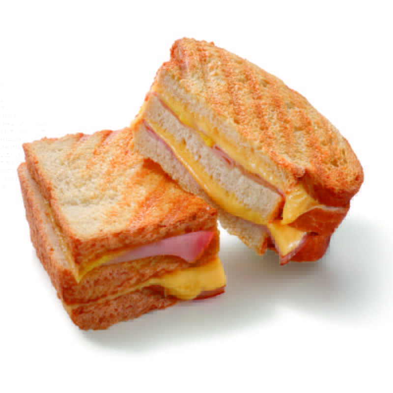 Dubbeldikke tosti ham-kaas