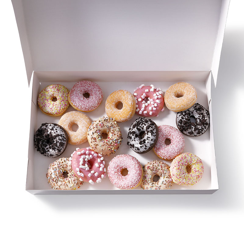 Traktatiebox donuts