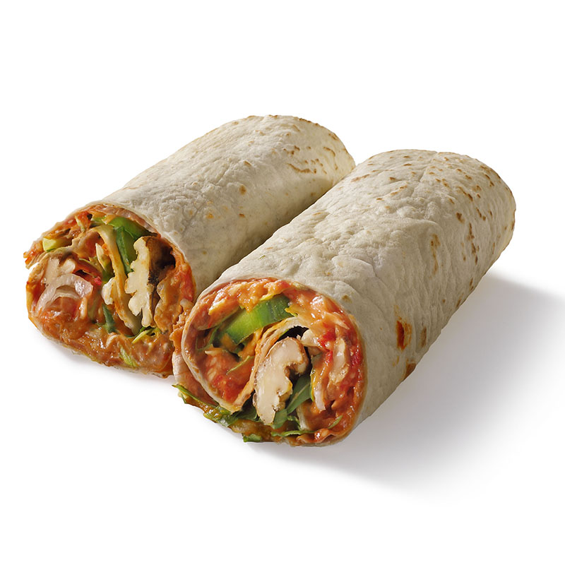 Wrap gegrilde paprikaspread